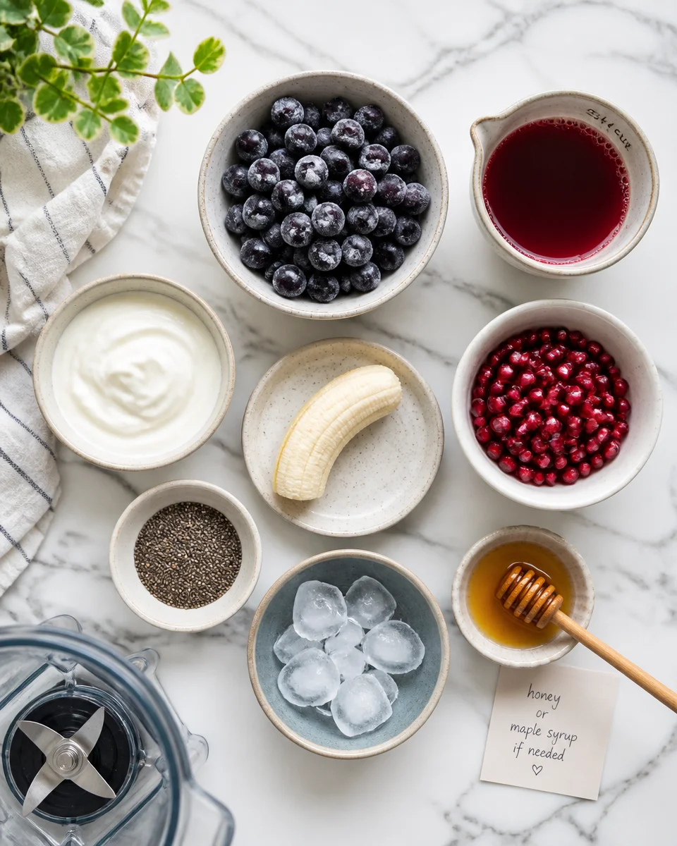 Blueberry Pomegranate Smoothie