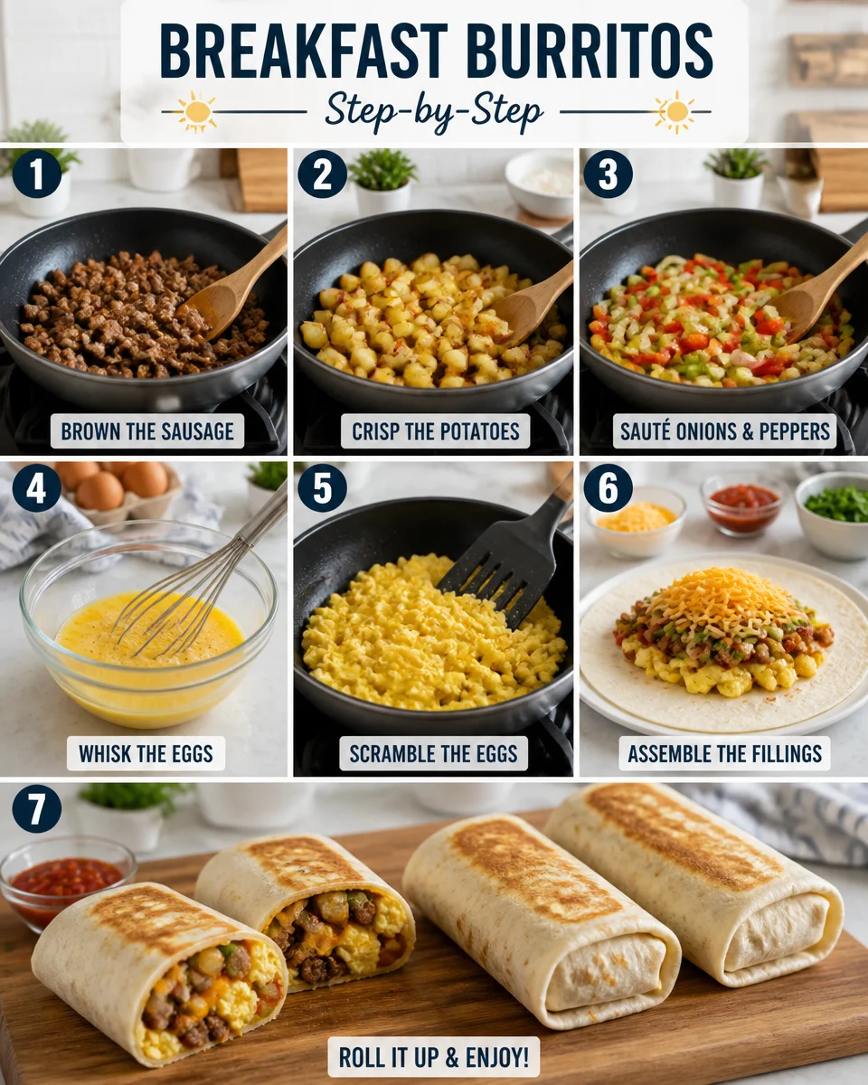 Breakfast Burrito Meal Prep