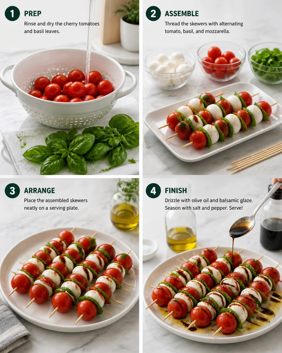 Caprese Bites on Skewers
