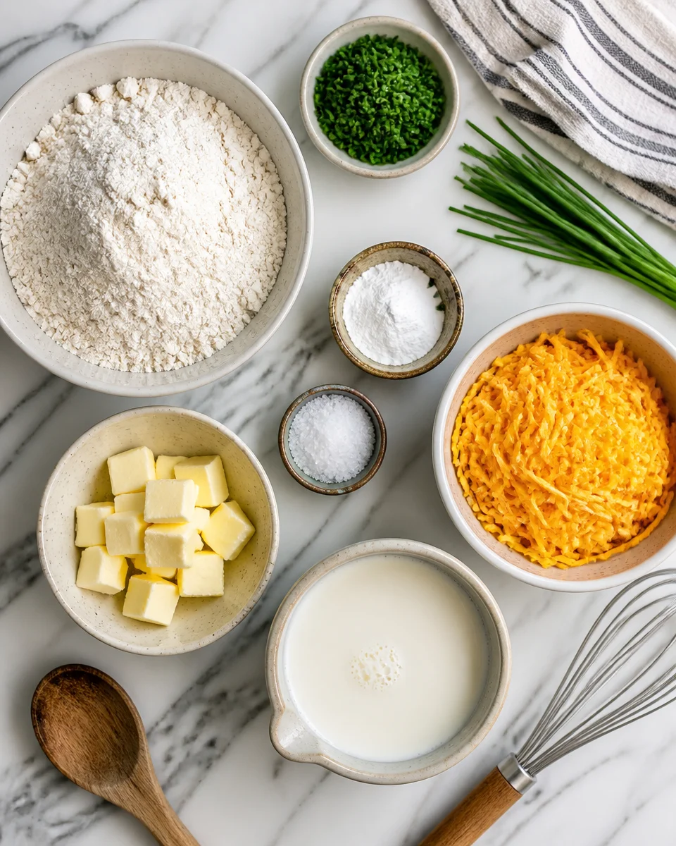 Cheddar Chive Biscuits