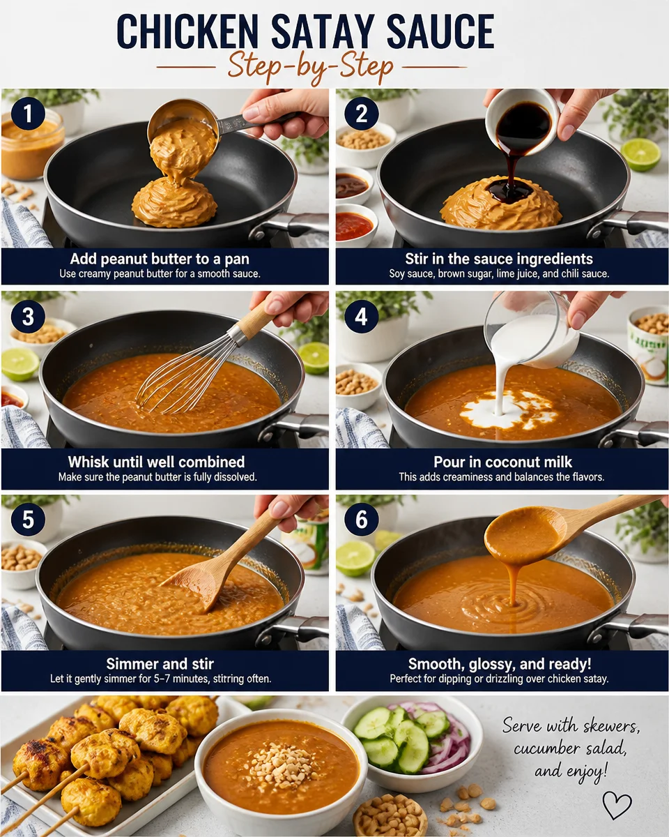 Chicken Satay with Peanut Sauce