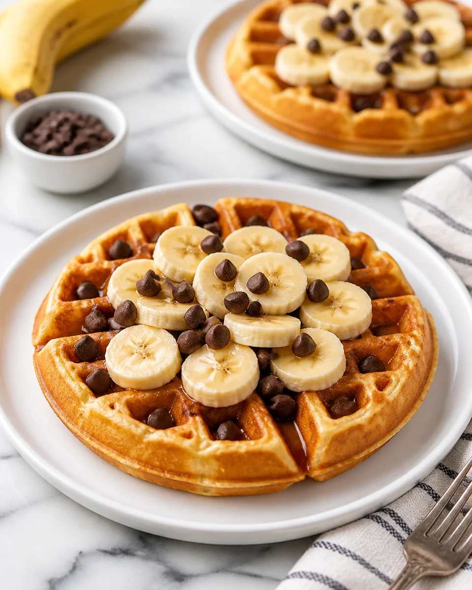 Chocolate Chip Waffles (From Scratch)