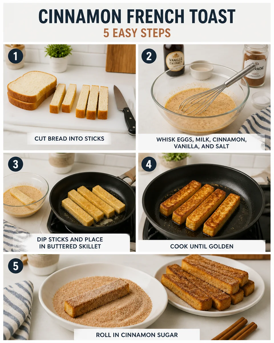 Cinnamon French Toast Sticks