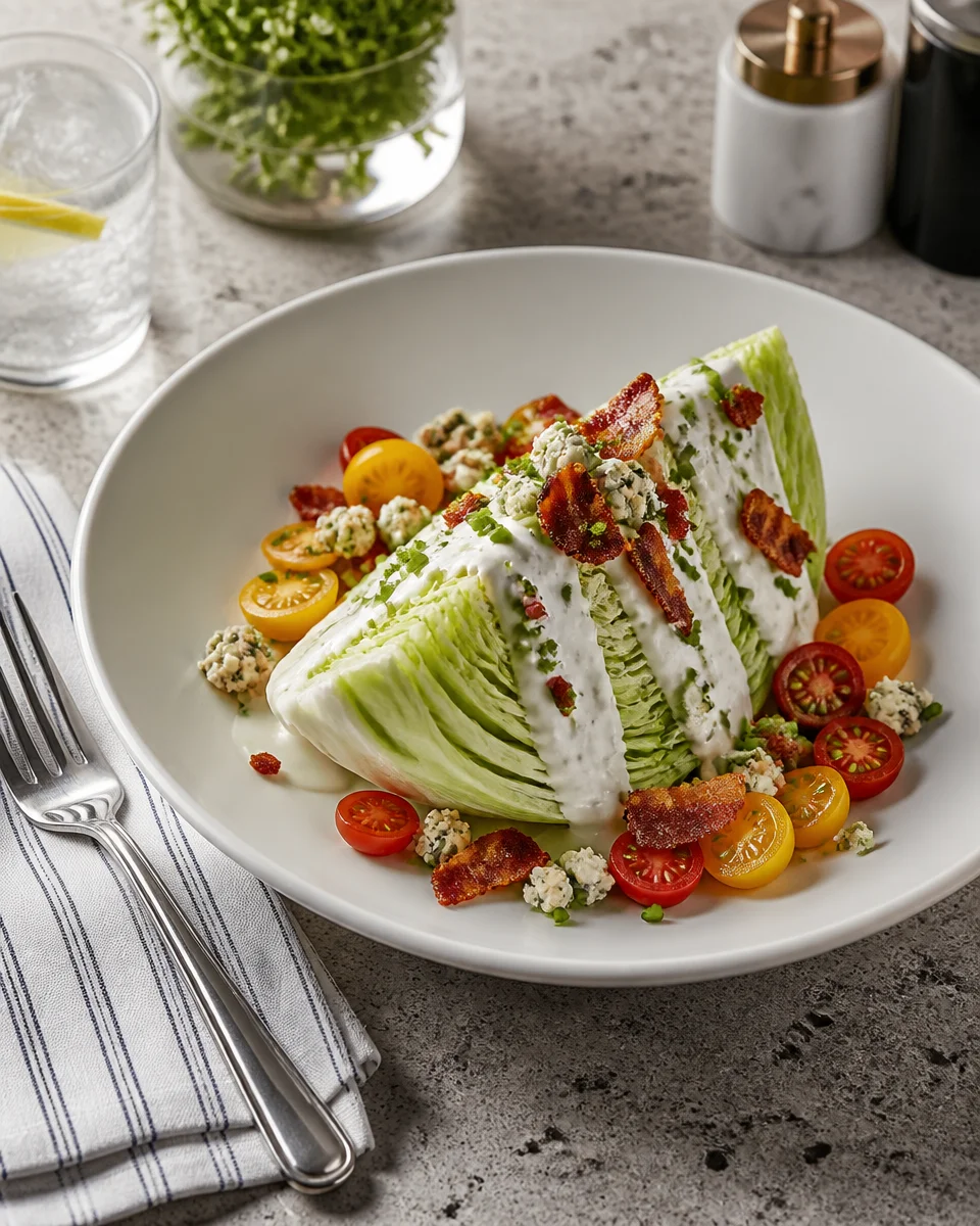 Classic Wedge Salad with Blue Cheese