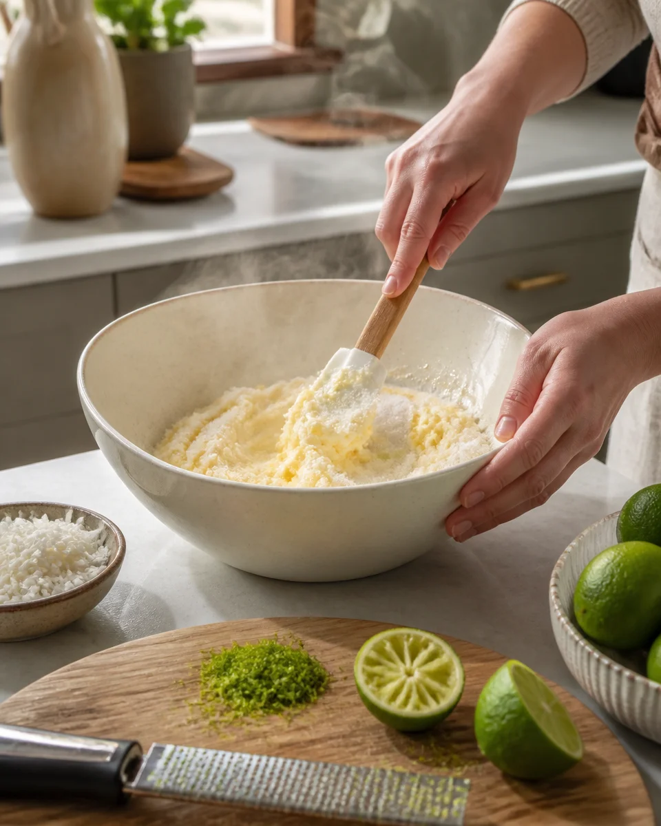 Coconut Lime Pound Cake with Glaze