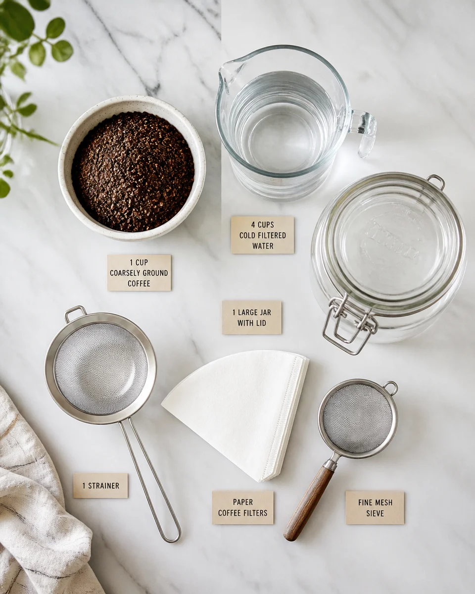 Cold Brew Coffee at Home (Easy Method)