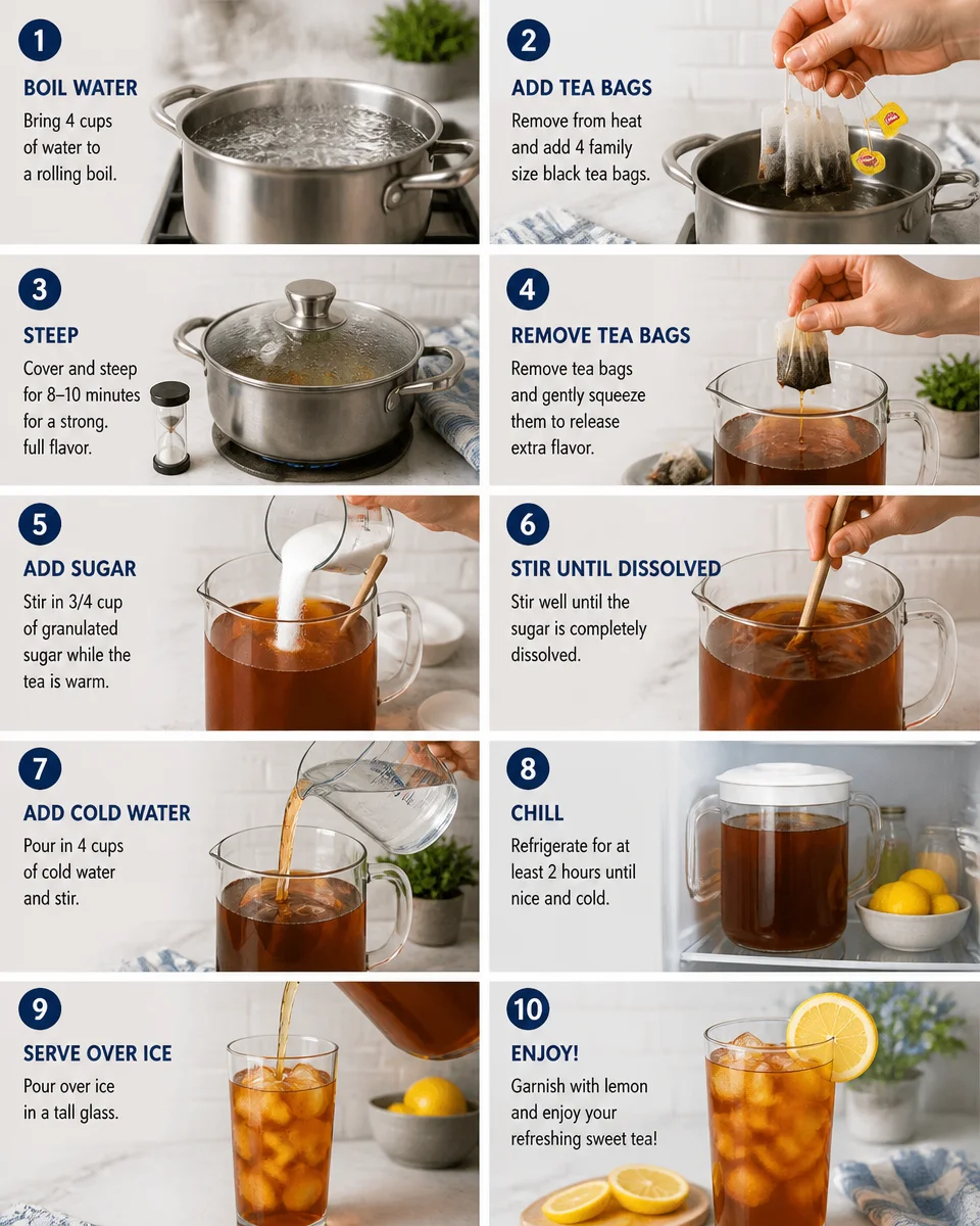 Copycat McDonald's Sweet Tea