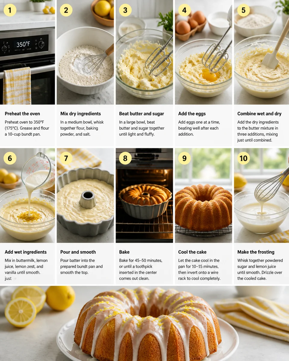 Copycat Nothing Bundt Cake (Lemon)