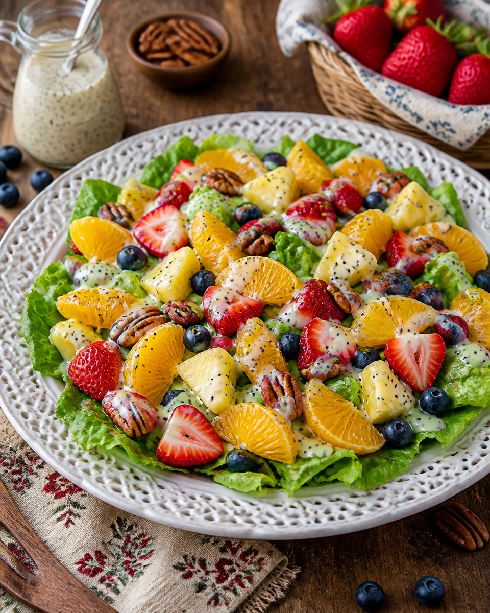 Copycat Panera Strawberry Poppyseed Salad