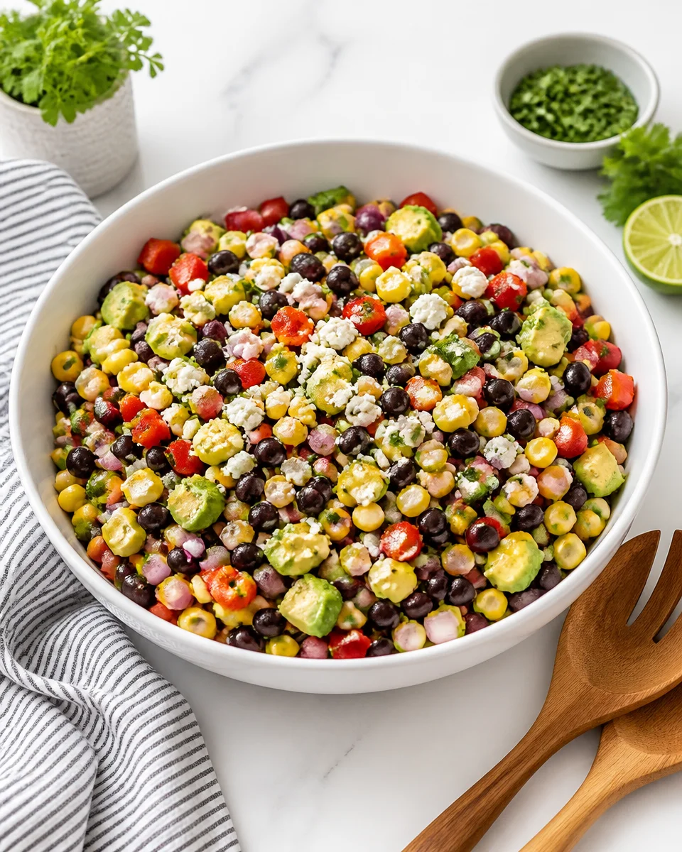 Corn and Black Bean Salad (Mexican Style)