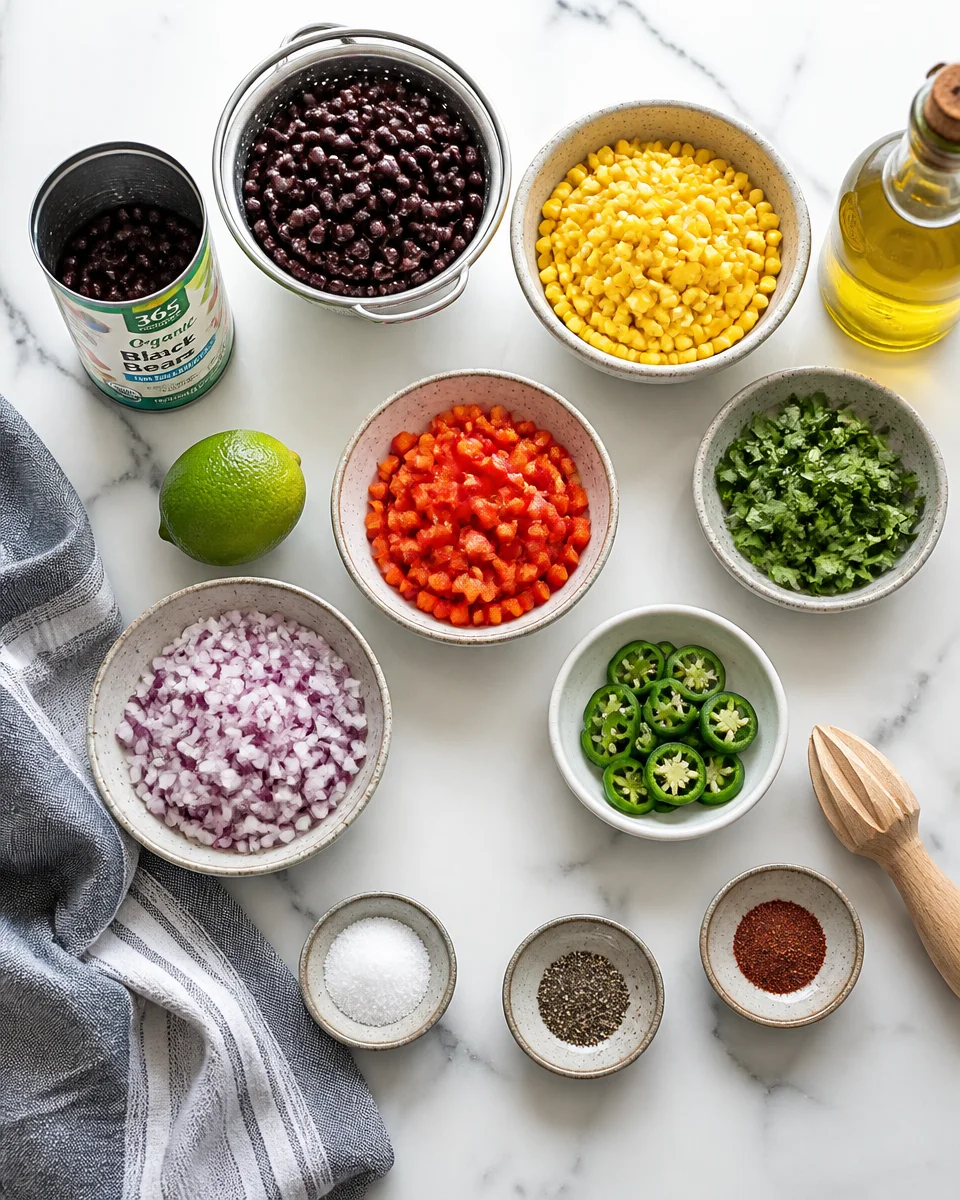 Corn and Black Bean Salad (Mexican Style)