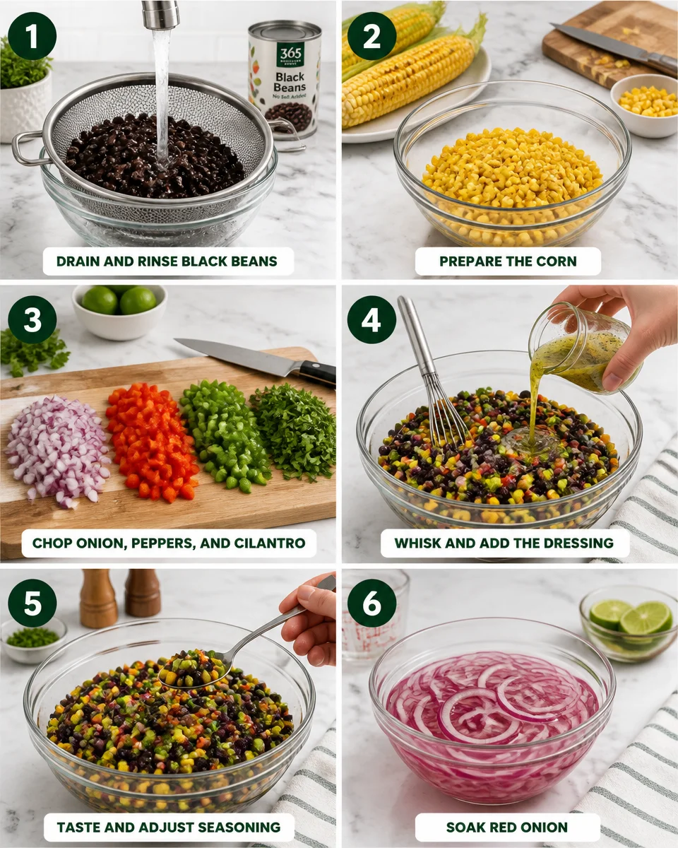 Corn and Black Bean Salad (Mexican Style)