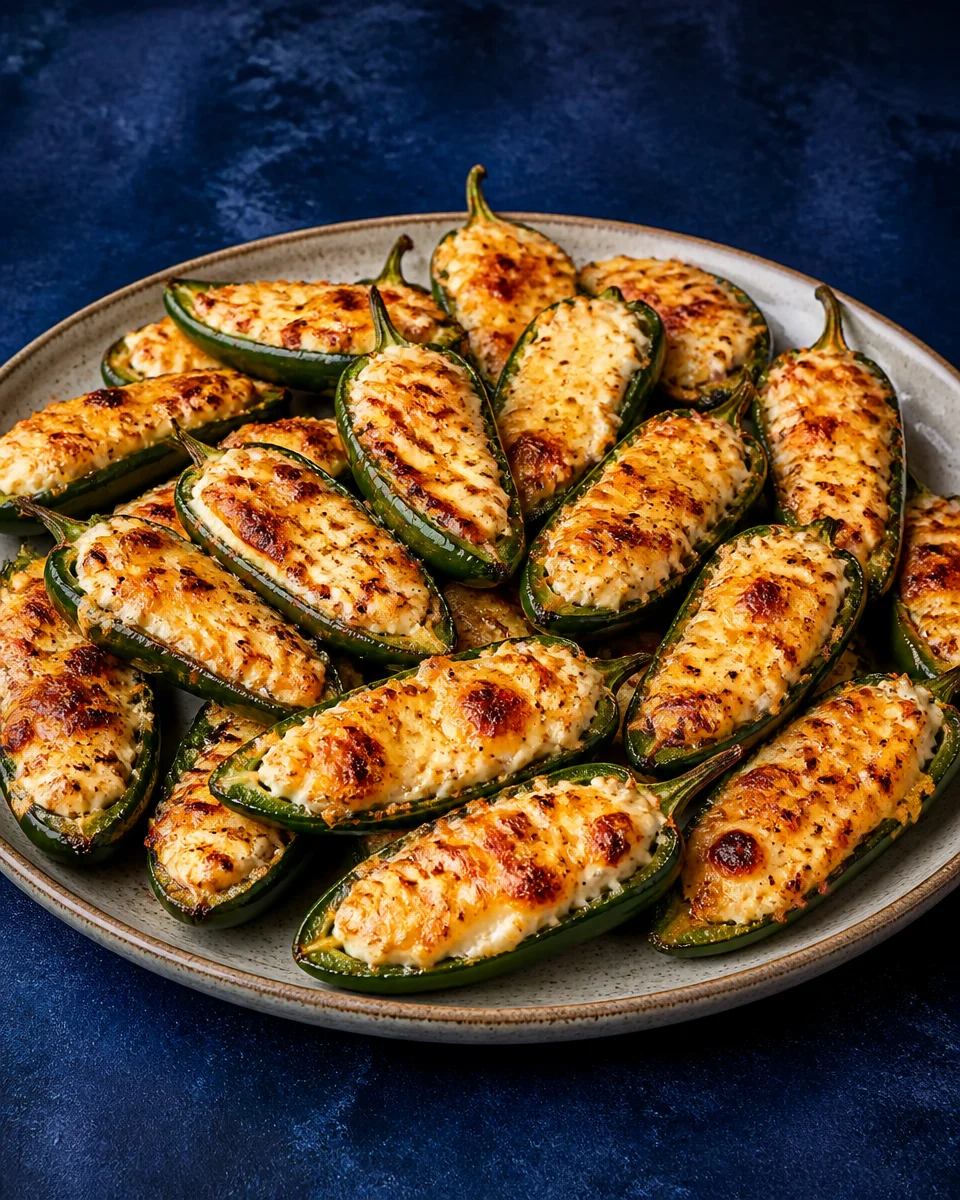 Cream Cheese Stuffed Jalapeños (Baked)