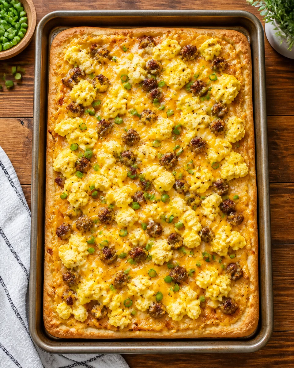 Crescent Roll Breakfast Pizza