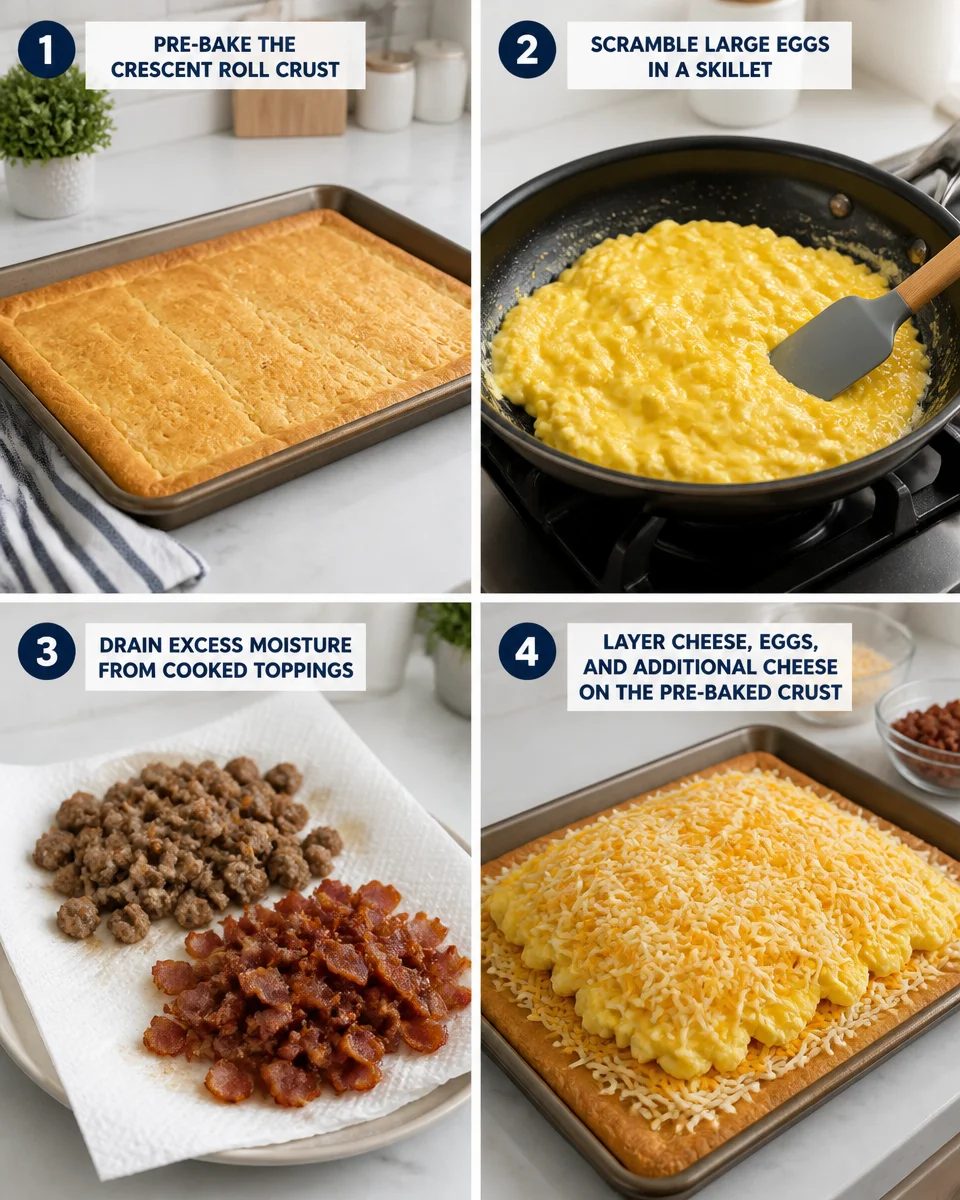 Crescent Roll Breakfast Pizza
