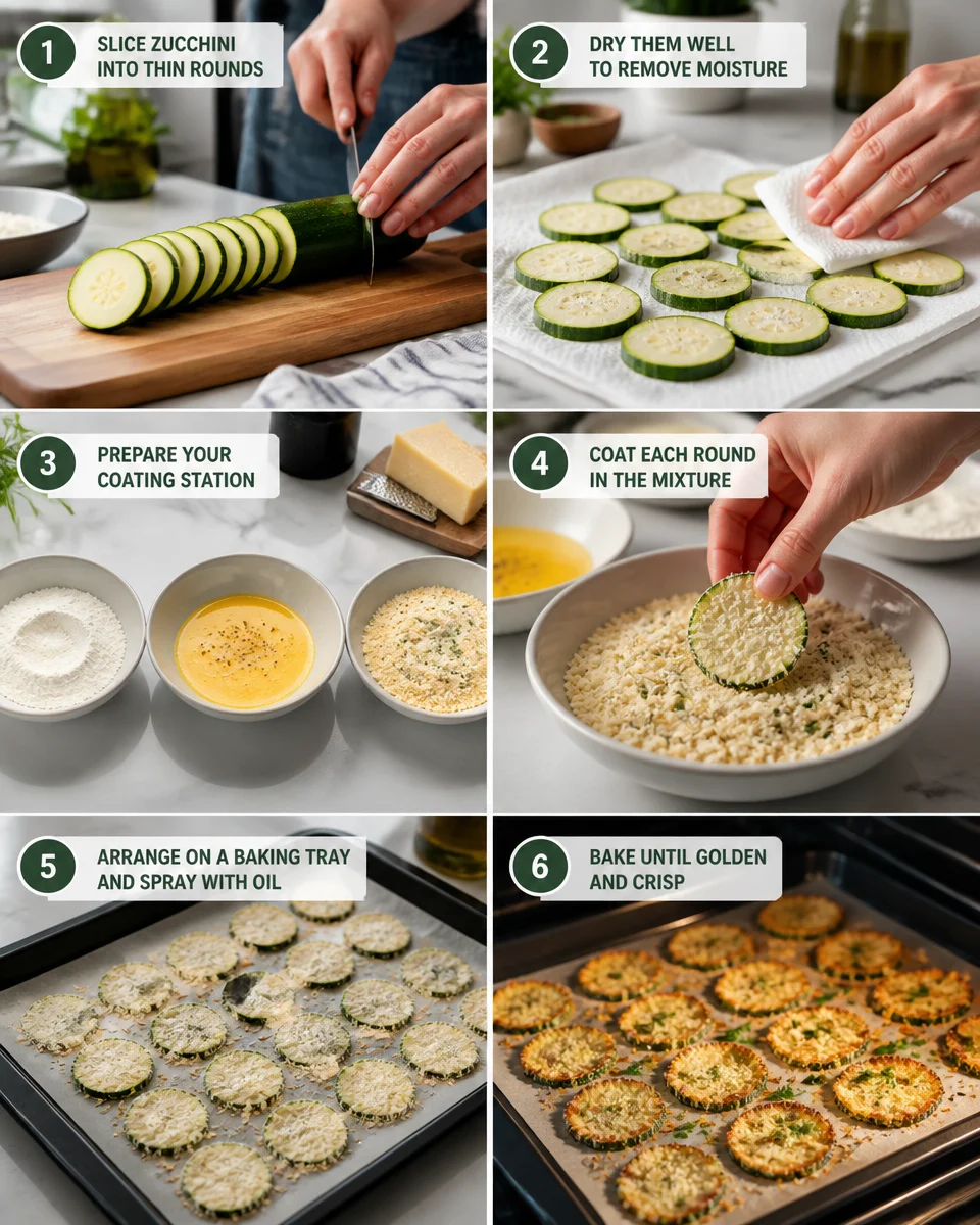 Crispy Parmesan Zucchini Chips