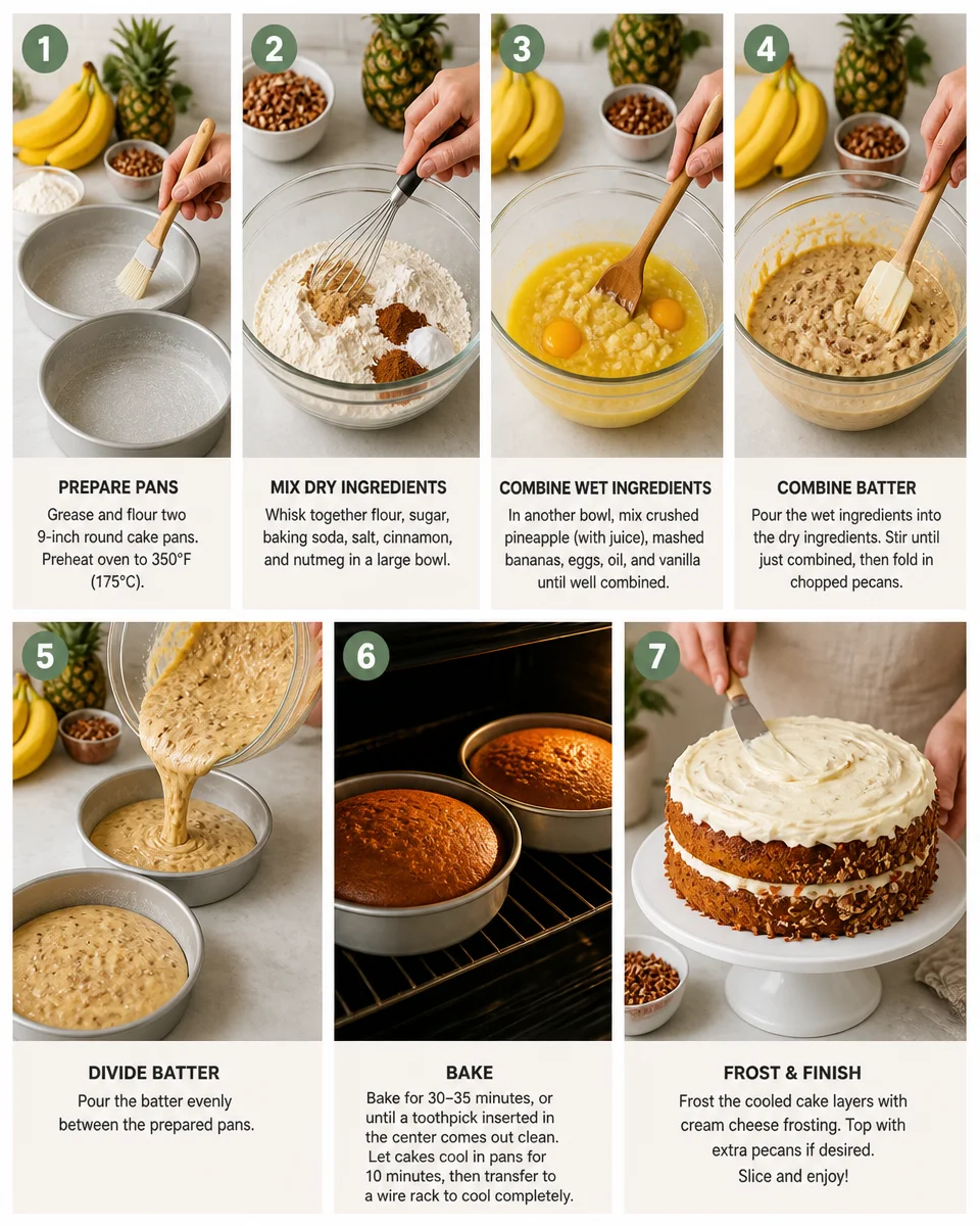 Easy Hummingbird Cake — Banana Pineapple Southern