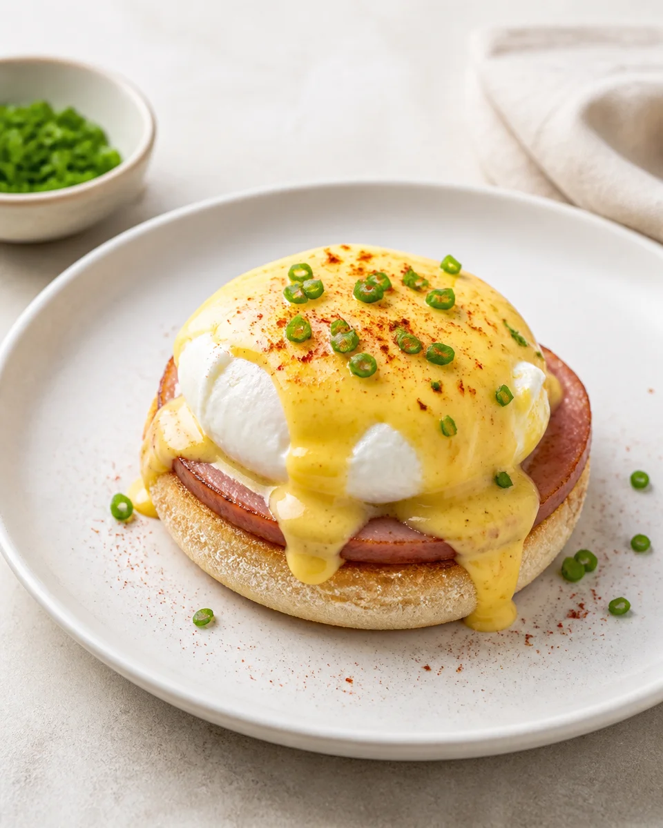 Eggs Benedict with Hollandaise Sauce
