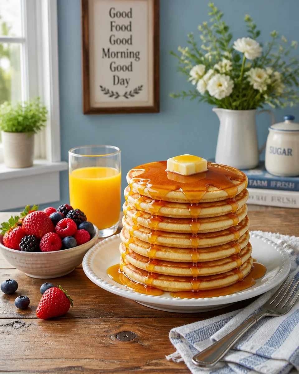 Fluffy Buttermilk Pancakes from Scratch