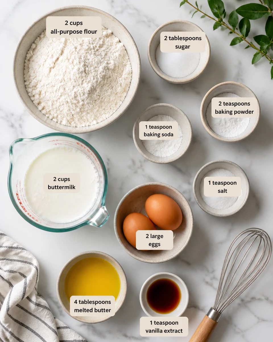Fluffy Buttermilk Pancakes from Scratch