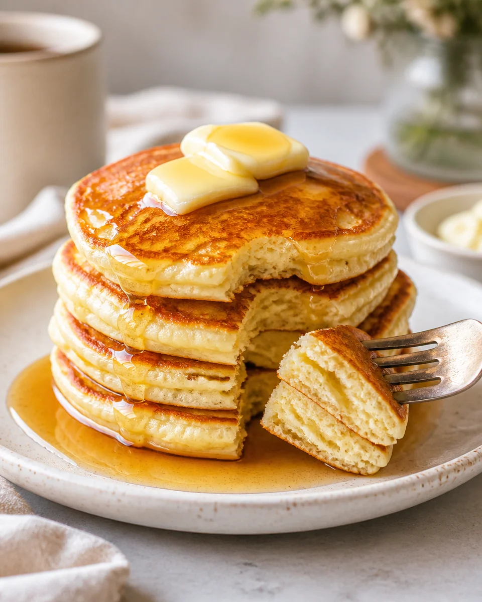 Fluffy Ricotta Pancakes