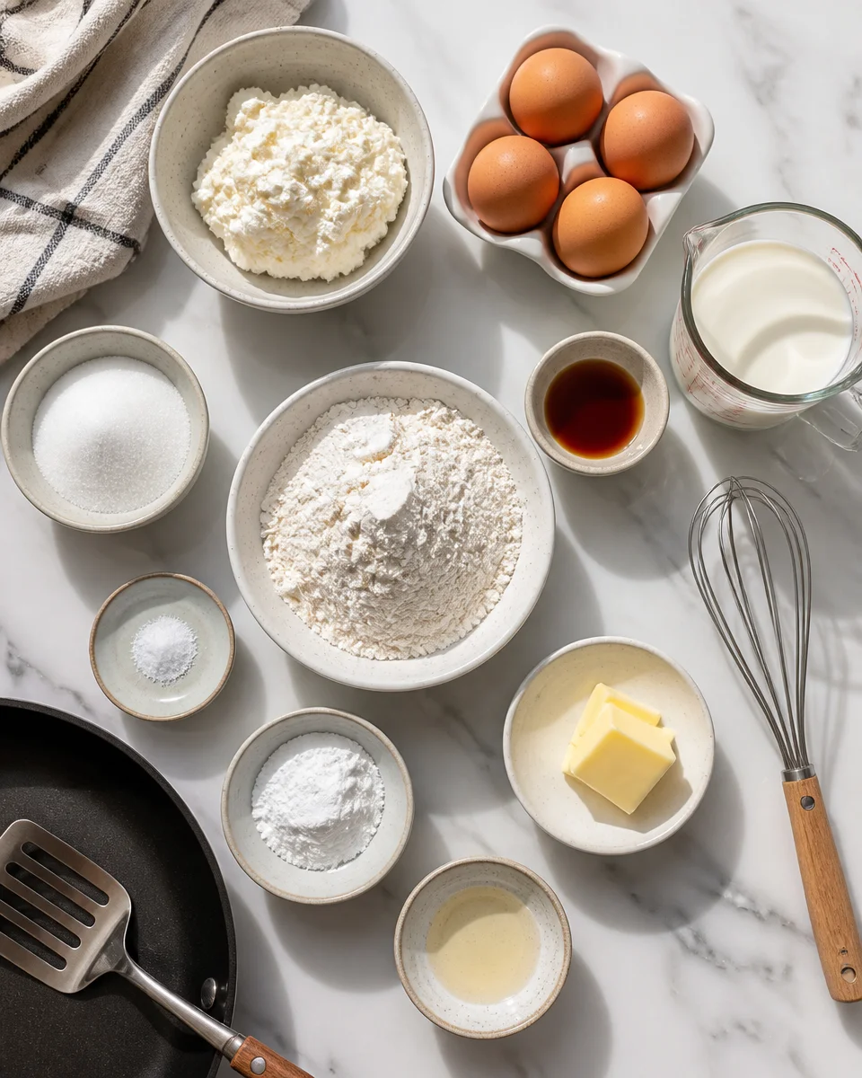 Fluffy Ricotta Pancakes