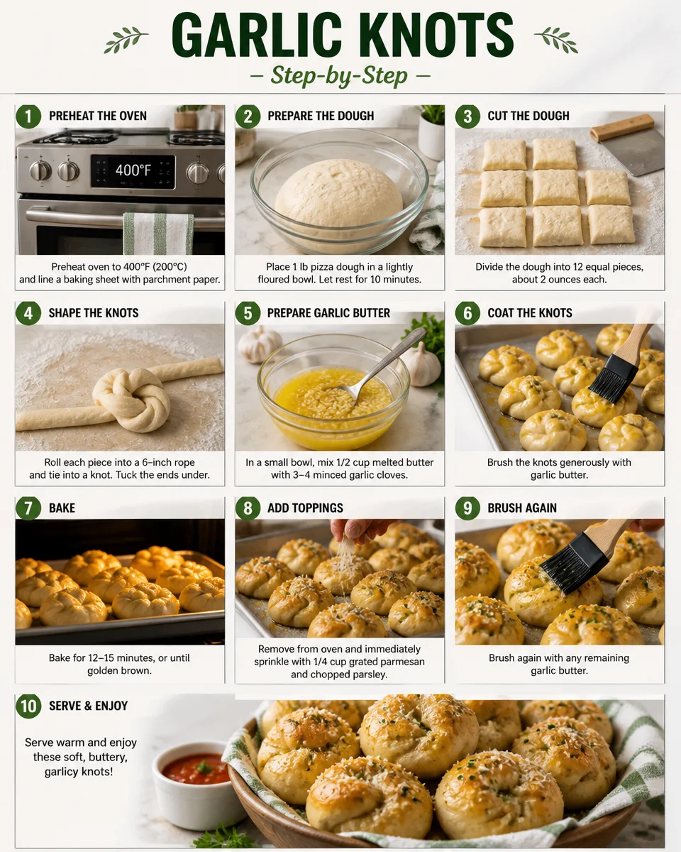 Garlic Knots with Parmesan