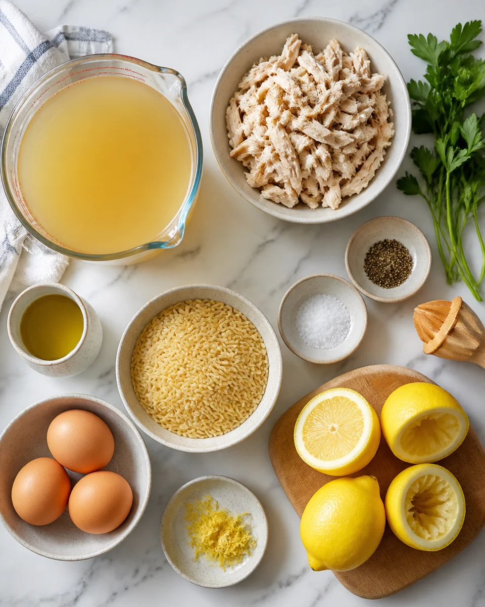 Greek Lemon Chicken Soup