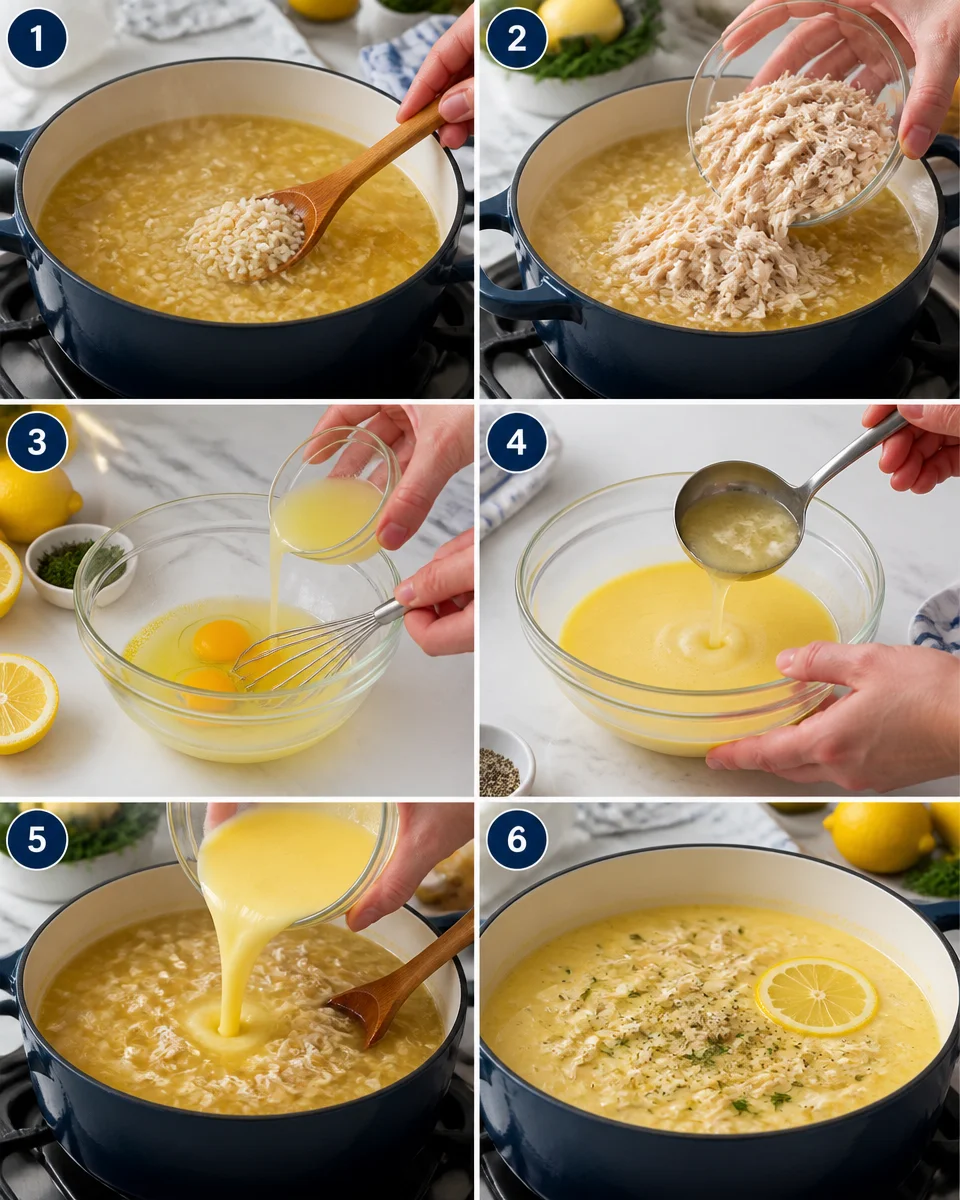 Greek Lemon Chicken Soup