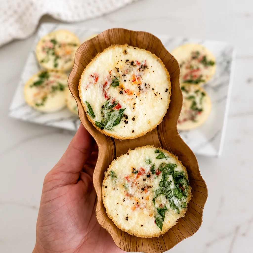 Homemade high protein egg white bites inspired by Starbucks, perfect for meal prep.