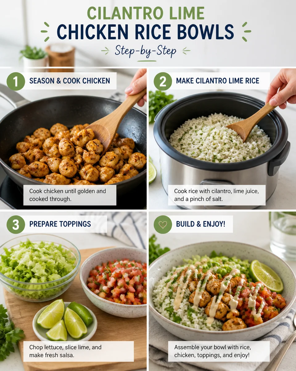 High Protein Meal Prep Chicken Bowls