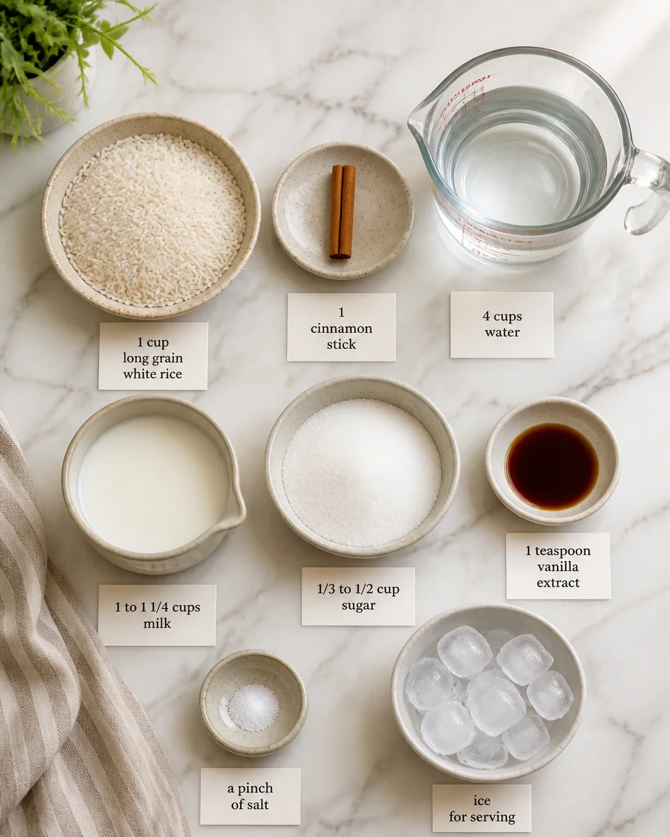 Homemade Horchata