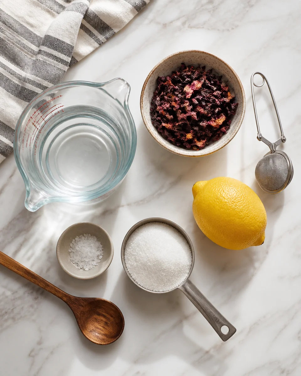 Homemade Sweet Hibiscus Tea