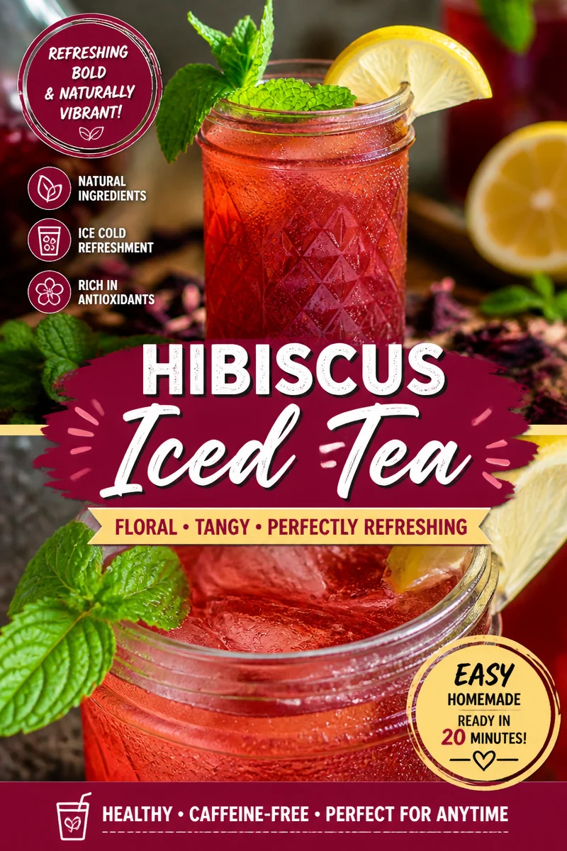 Homemade Sweet Hibiscus Tea