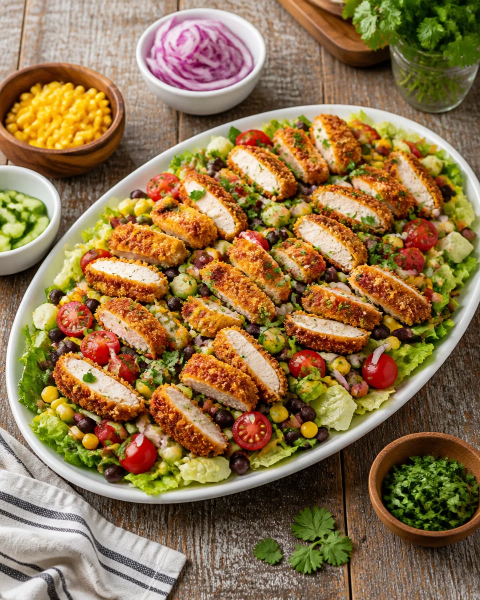 Honey Crispy Chicken Salad