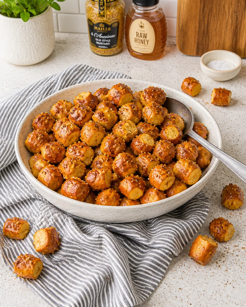 Honey Mustard Pretzel Bites