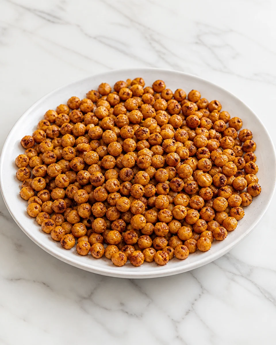 Honey Sriracha Roasted Chickpeas