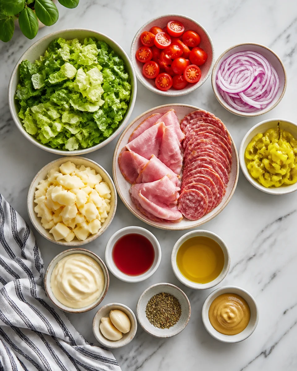 Italian Sub Salad (Chopped)