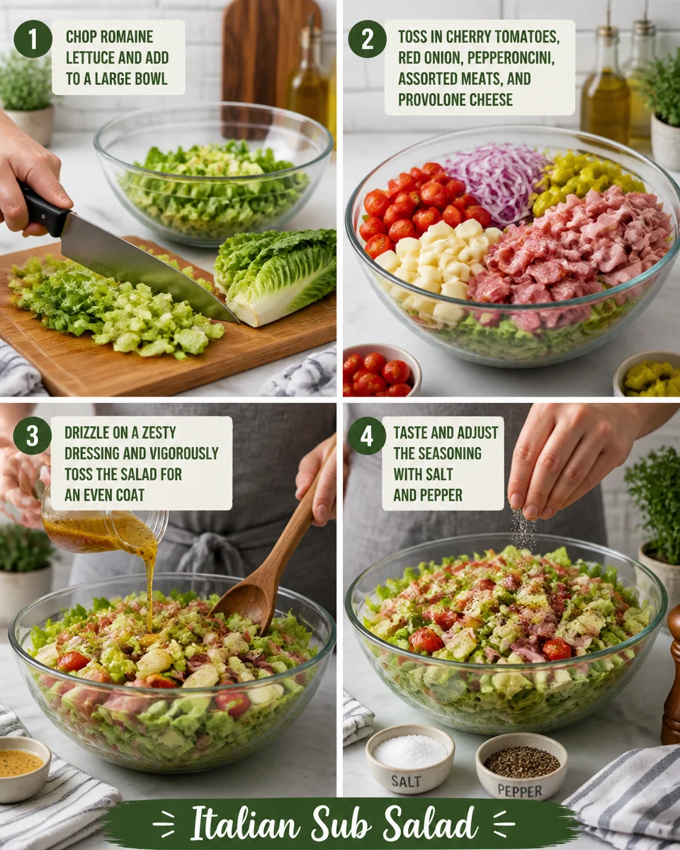 Italian Sub Salad (Chopped)