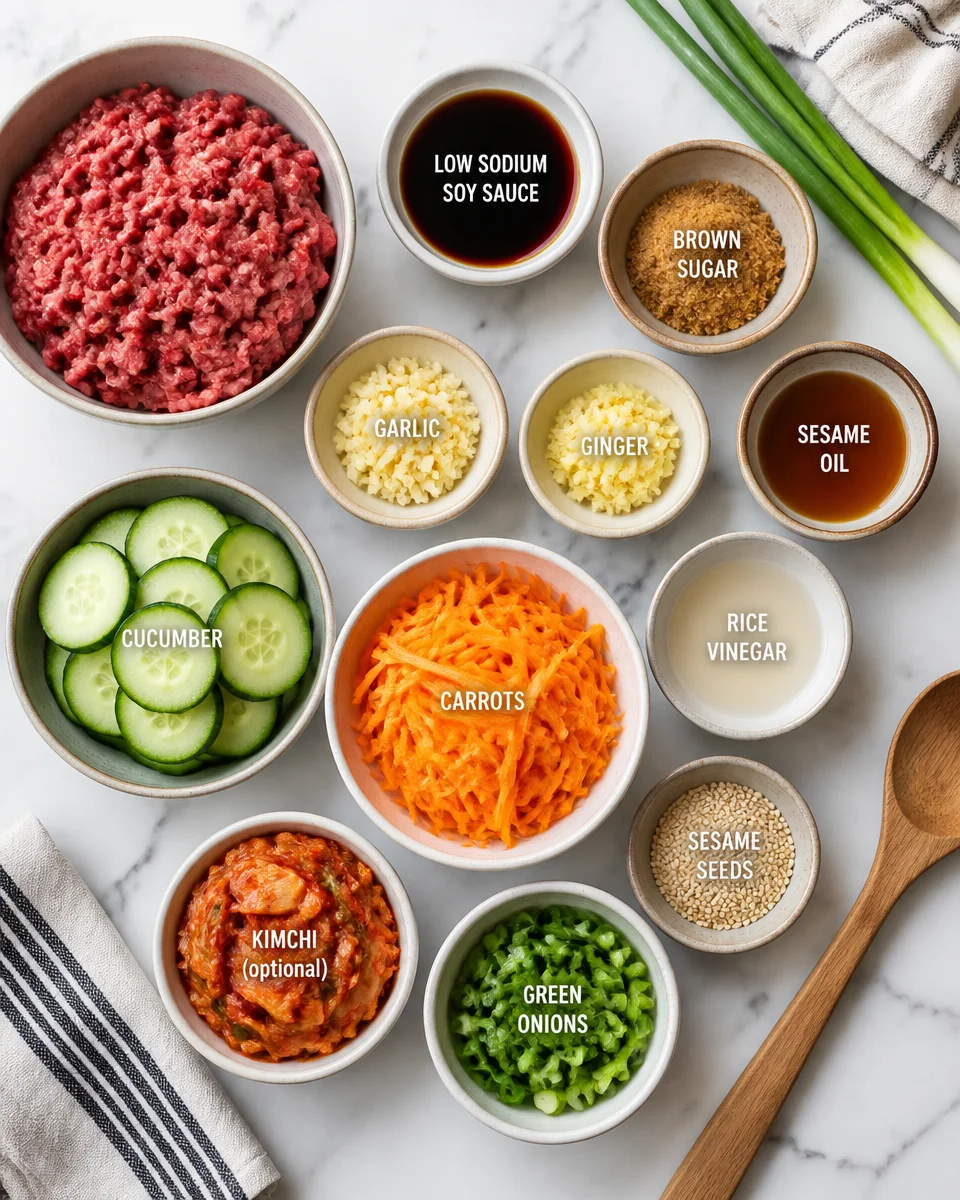 Korean BBQ Beef Bowls