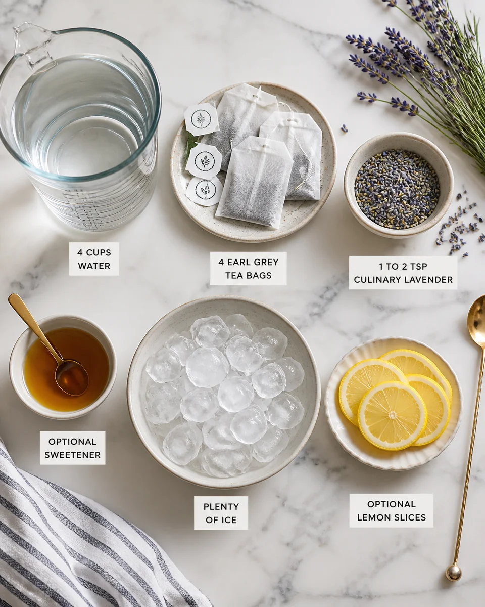 Lavender Earl Grey Iced Tea