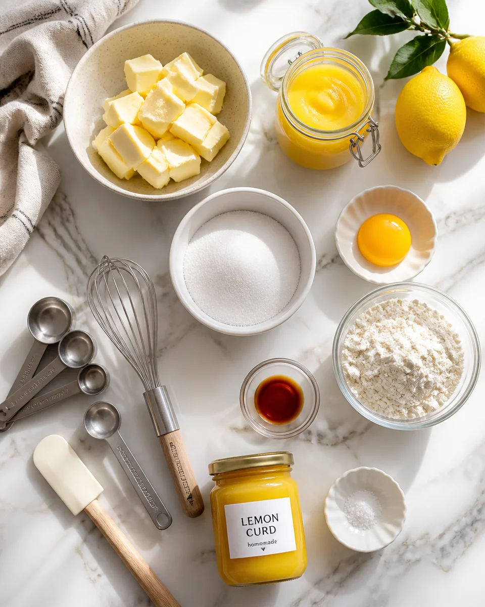Lemon Curd Thumbprint Cookies