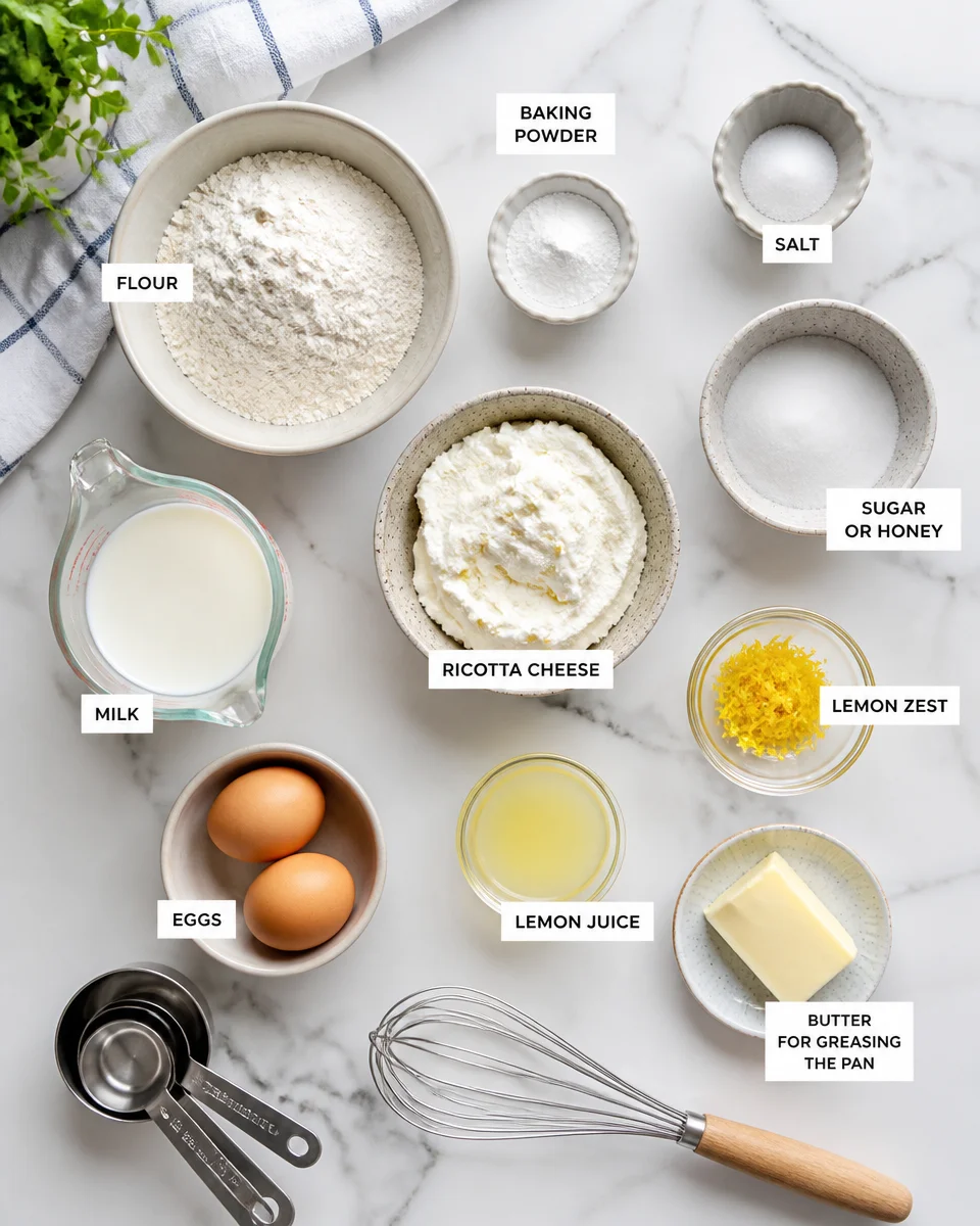 Lemon Ricotta Pancakes