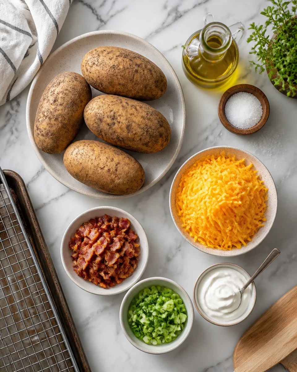 Loaded Potato Skins with Sour Cream