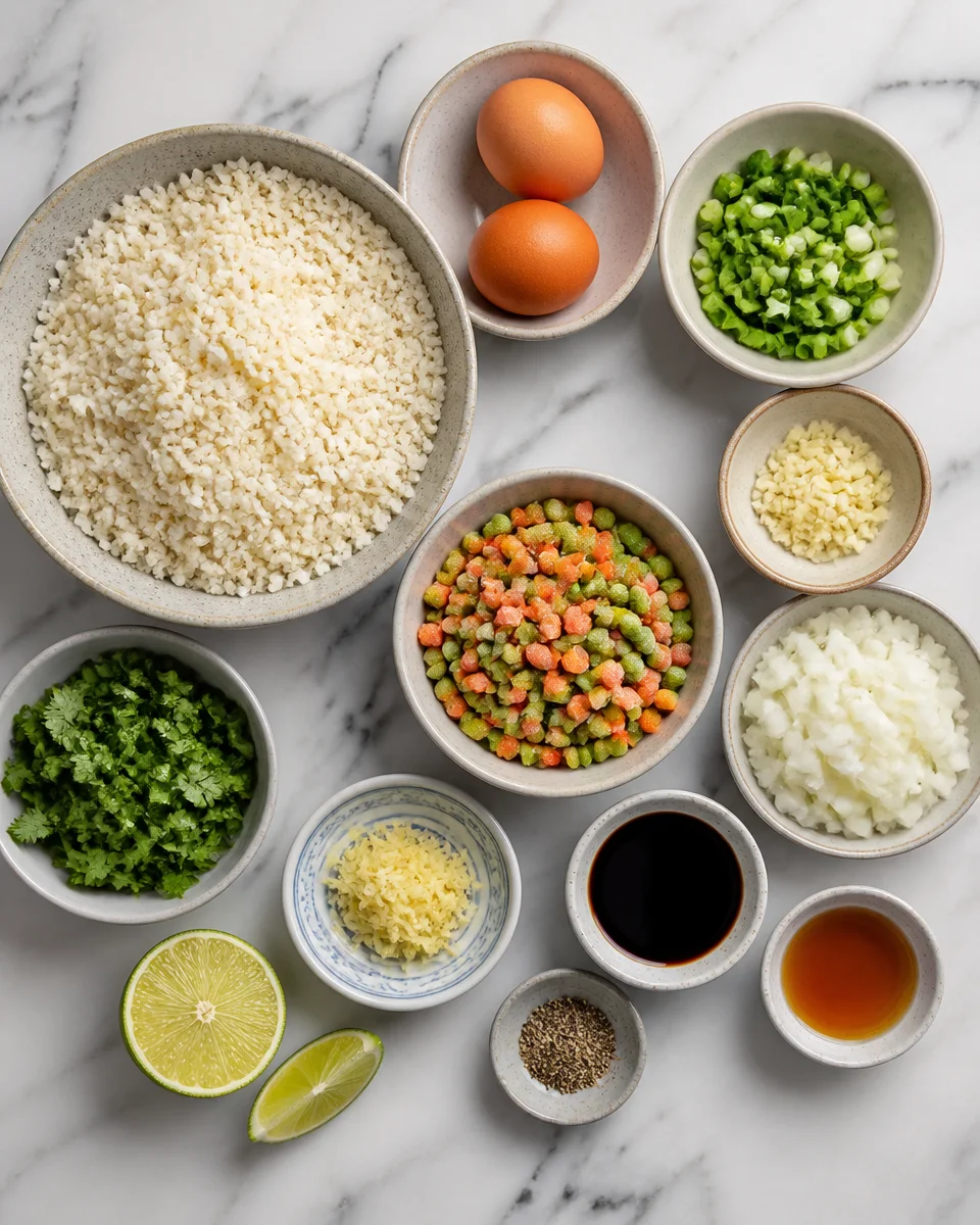 Low Carb Cauliflower Fried Rice