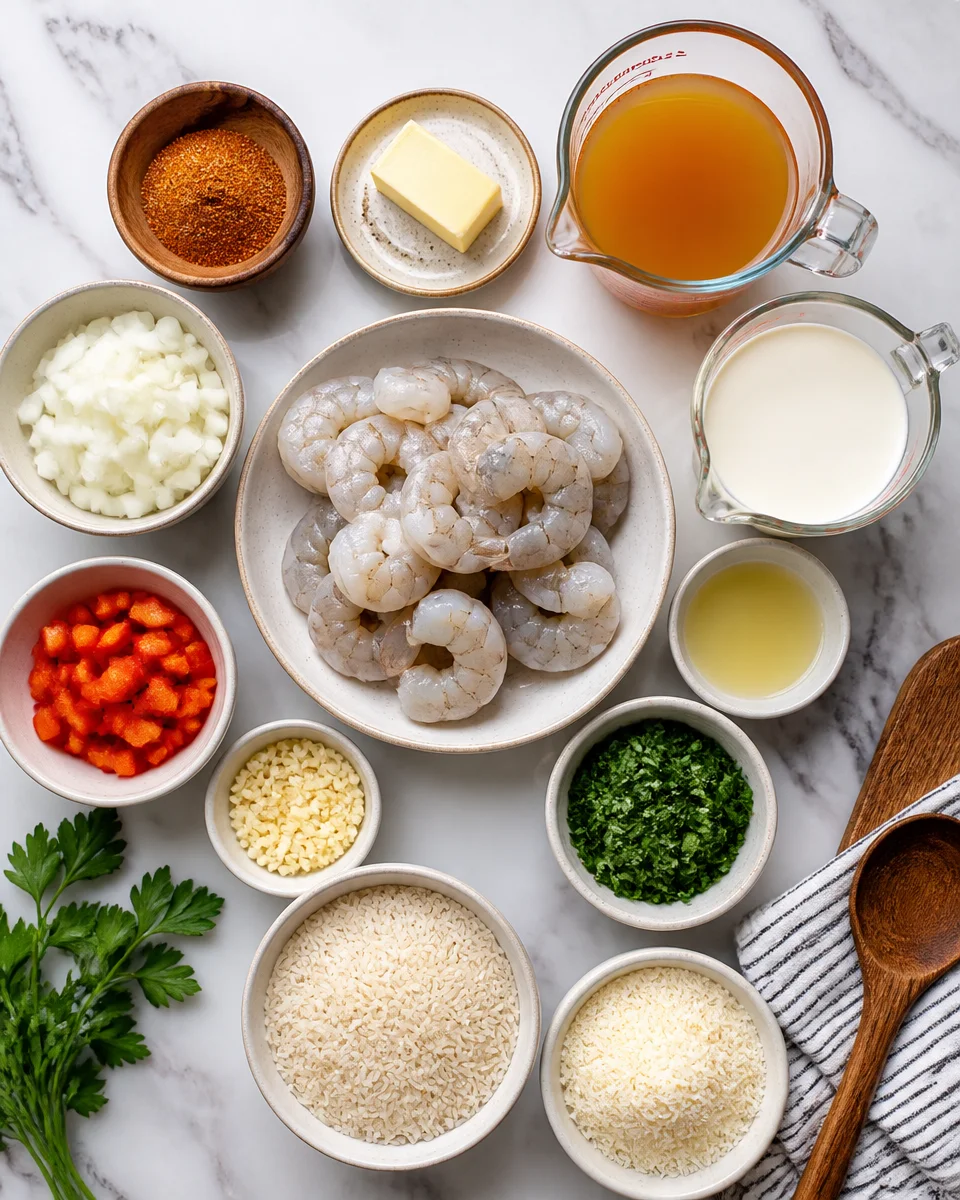 One Pan Creamy Cajun Shrimp and Rice