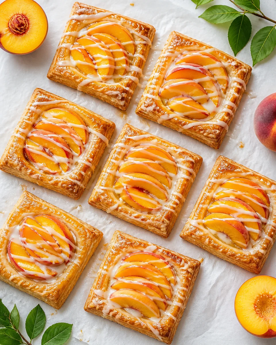 Peach Cream Cheese Danish (Easy)