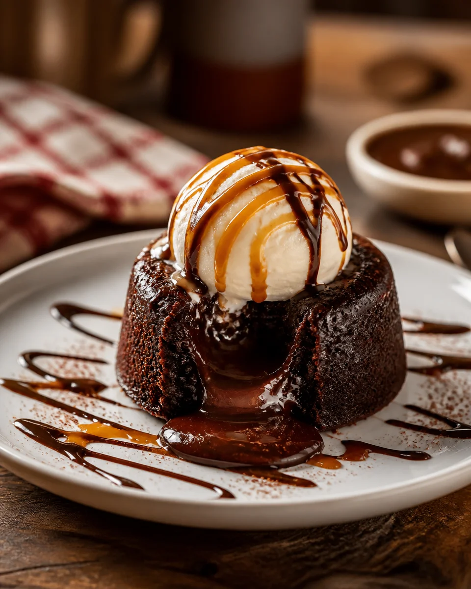 Peanut Butter Cup Lava Cake