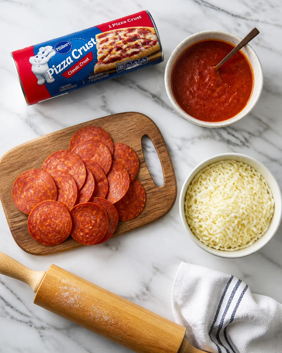 Pepperoni Pizza Roll-Ups
