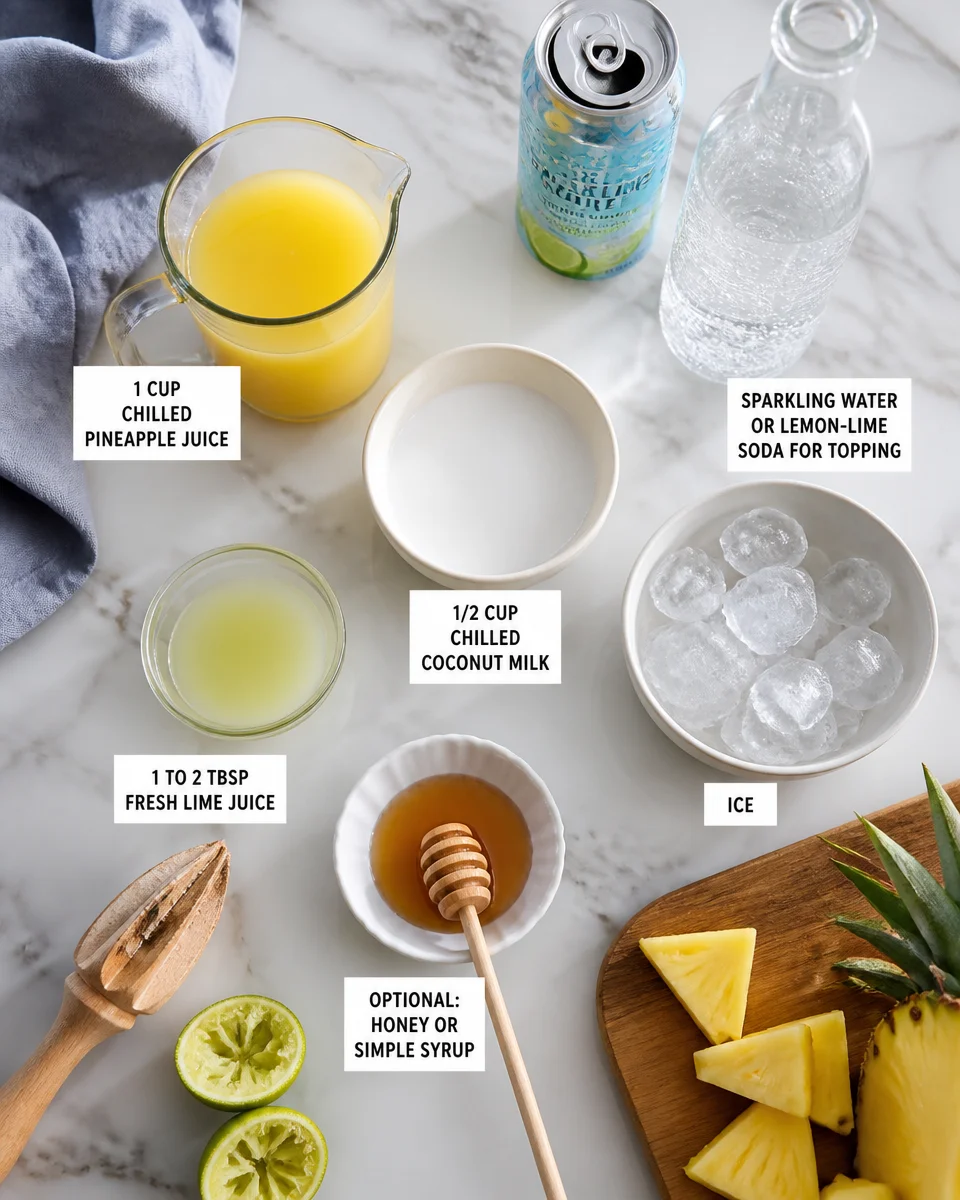 Pineapple Coconut Mocktail